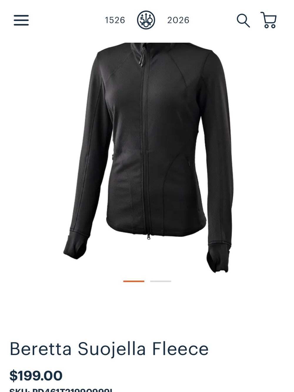Beretta Suojella Fleece Jacket - Black
